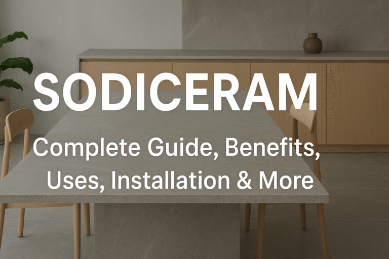 Sodiceram: Benefits, Uses, Installation & Complete Guide for Homeowners